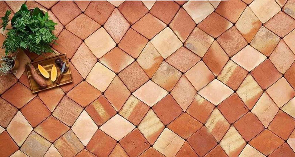 Natural Red Bricks Terracotta Mosaic Tiles Design Price in Pakistan